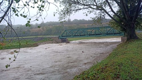 Povodeň na řece Olšavě - 15.9.2024