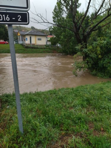 Povodeň na řece Olšavě - 15.9.2024