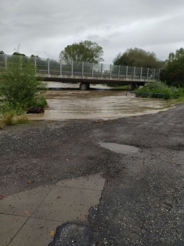 Povodeň na řece Olšavě - 15.9.2024