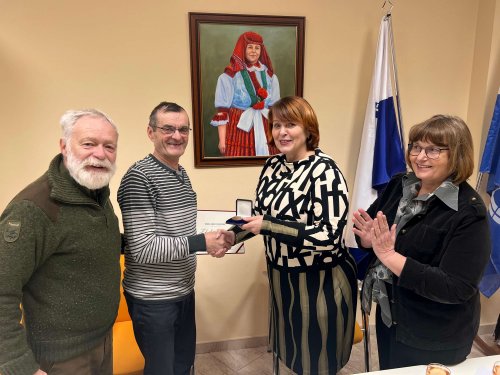 Zdeněk Kasper převzal cenu Zlínského kraje a bronzovou medaili ČOS za dlouholeto - 10.12.2025